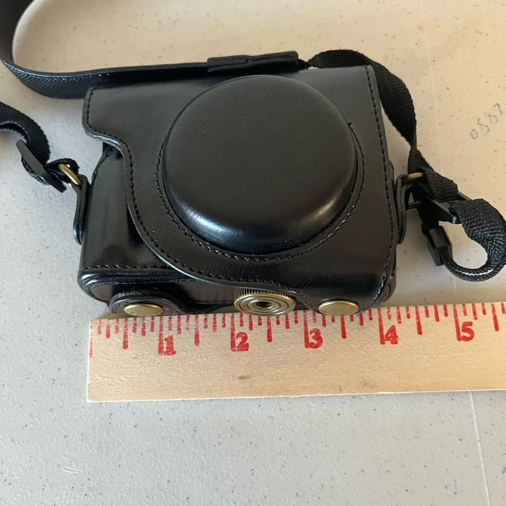 Black Camera Case with Strap. A1